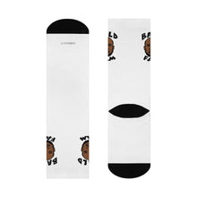 Load image into Gallery viewer, White "BaldFam" Socks