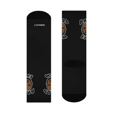 Load image into Gallery viewer, Black "BaldFam" Socks