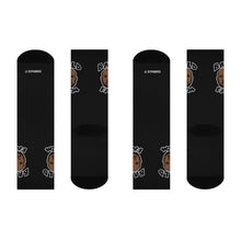 Load image into Gallery viewer, Black "BaldFam" Socks
